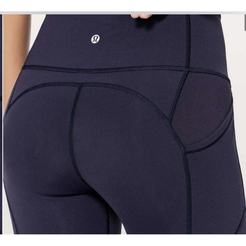 Lululemon Women’s All The Right Places Pant II 28" Purple/Midnight Navy Sz 4